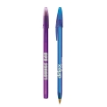 BIC STYLE CLEAR BALLPEN IMPRESSAO A 1 COR INCLUIDA