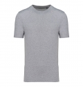 T-shirt decote redondo de manga curta unissexo