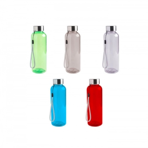 RPETbottle Garrafa 500ml em RPET, com tampa em a�o e atilho