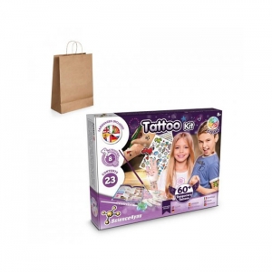 Tattoo Factory Kit III. Jogo did�tico fornecido com saco de oferta em papel kraft (115 g/m�)