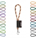 75090. SET Lanyard TUBE Short (� 7 mm) com mosquet�o de gatilho 9 mm