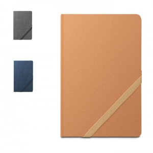 HUXLEY. Bloco de notas A5 com capa r�gida, feita de papel resistente � �gua
