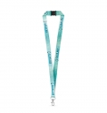 DOVER. SET Lanyard SUBLIMATION Long II (20 mm) em poli�ster reciclado (100% rPET) com mosquet�o de gatilho 20 mm e fecho de seguran�a