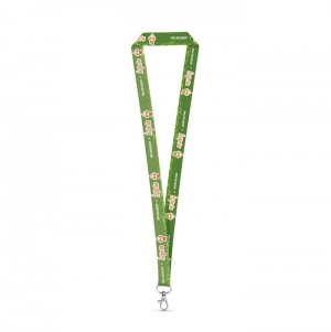 WINDSOR. SET Lanyard SUBLIMATION Long II (20 mm) em poli�ster reciclado (100% rPET) com mosquet�o de gatilho 20 mm