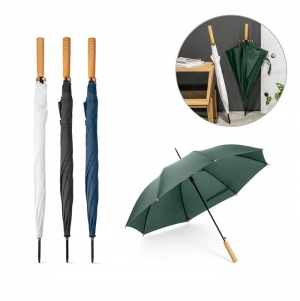 APOLO. Guarda-chuva em poli�ster reciclado (100% rPET) pongee com abertura autom�tica