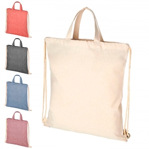 Mochila com cord�es reciclada 210 g/m� 'Pheebs' 6L