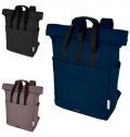 Mochila para port�til GRS com topo de lona de enrolar reciclada de 15 pol. de 15 L 'Joey'