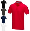 Polo para homem em material de org�nico 'Graphite'