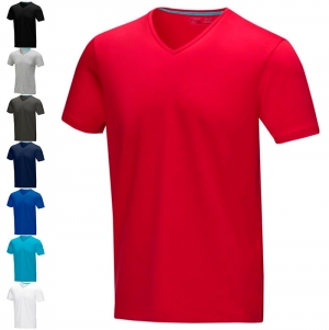 T-shirt de manga curta de material org�nico Kawartha de hom