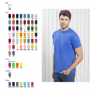 T-SHIRT REGULAR HOMEM 150G