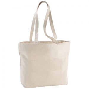 Saco Tote de algod�o 320 g/m� com fecho 'Ningbo'