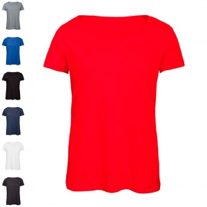 T-shirt Triblend Women 130g - 50% Poli�ster reciclado/ 25% A