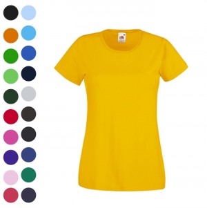 T-SHIRT VALUEWEIGHT T LADIES 165G - 100% ALGOD�O
