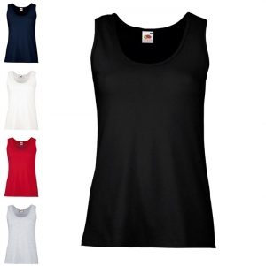 T-SHIRT VALUEWEIGHT VEST LADIES 165G - 100% ALGOD�O