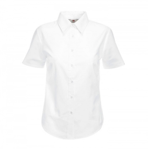 CAMISA OXFORD LADIES MANGA CURTA 135G - 70% ALGOD�O/ 30