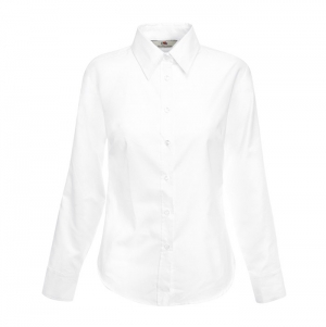 CAMISA OXFORD LADIES MANGA COMPRIDA 135G - 70% ALGOD�O/