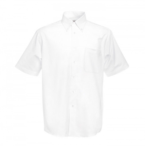 CAMISA OXFORD MANGA CURTA 135G - 70% ALGOD�O/ 30% POLI�