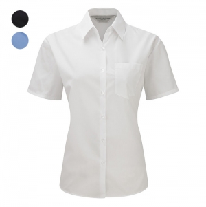 CAMISA POPELINE SENHORA MANGA CURTA 110G - 65% POLI�STE