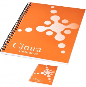 Caderno A5 com capa sint�tica Desk-Mate�