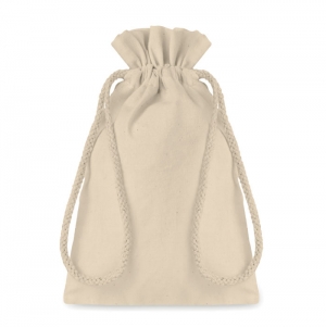 TASKE SMALL Saco de algod�o com cord�o