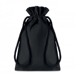 TASKE SMALL Saco de algod�o com cord�o