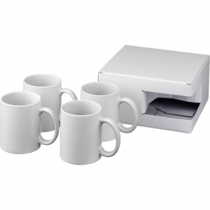 Conjunto de oferta de quatro canecas com sublima��o 'Ceramic'