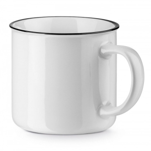 VERNON WHITE. Caneca em cer�mica 340 mL