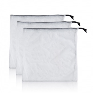 Conjunto de sacos em malha, com bolsa em RPET