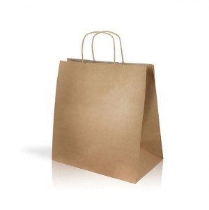 Saco papel kraft 115g/m2 31X32X20cm