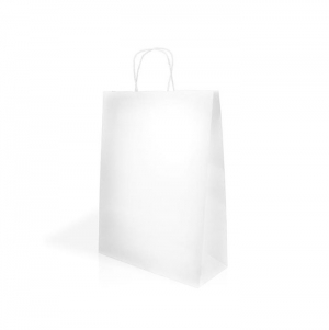 Saco papel kraft 100g/m2 32X42X12cm - branco