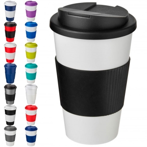 Copo Americano� 350 ml com pega e tampa � prova de derrames