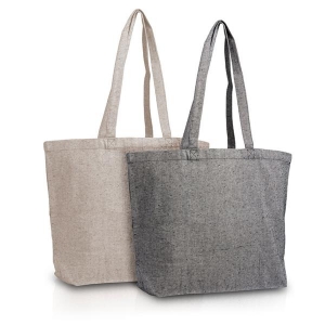 Saco de algod�o reciclado 280g, com fole