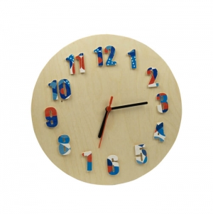 REL�GIO DE PAREDE 30CM EM MADEIRA PERSONALIZ�VEL