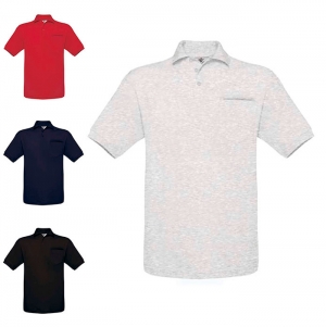 POLO PIQU� SAFRAN COM BOLSO