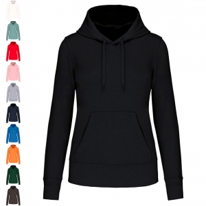 SWEATSHIRT ECO-RESPONS�VEL COM CAPUZ DE SENHORA
