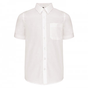 Camisa de crian�a manga curta em popeline