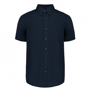 CAMISA DE CRIAN�A MANGA CURTA EM POPELINE