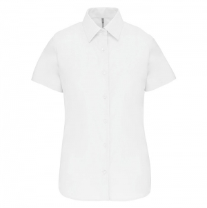 Camisa de senhora manga curta em Oxford tratamento f�cil