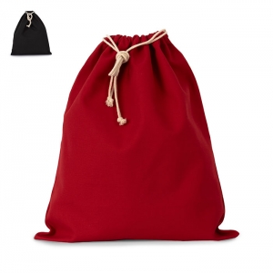 Saco de algod�o com cord�o