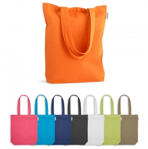 MERIDA. Saco (220 g/m�) em algod�o (50%), algod�o reciclado (30%) e poli�ster (20% rPET)