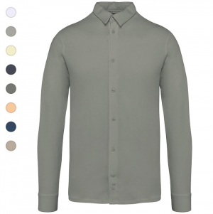 Camisa eco-respons�vel em jersey de homem