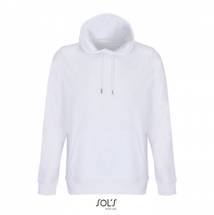 SWEATSHIRT UNISEXO COM CAPUZ CONSTELLATION  BRANCO