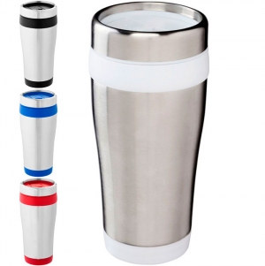 Copo isolado em a�o inoxid�vel reciclado com certifica��o RCS de 410 ml 'Elwood'