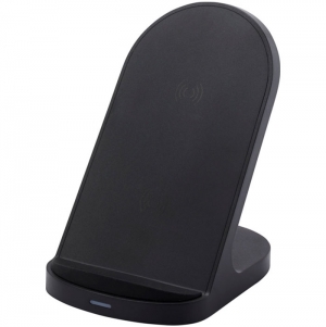 Suporte de carregamento sem fios com bobina dupla de 15 W de pl�stico reciclado RCS 'Loop'