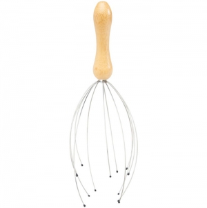 Massageador de cabe�a em bambu 'Hator'