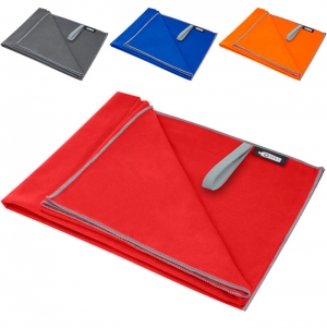 Toalha ultra leve para secagem r�pida em RPET 'Pieter' 130 x 80 cm