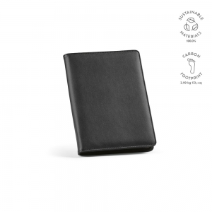 Pasta Orwell A5 em rPU. Bloco de 64 folhas FSC e Fecho