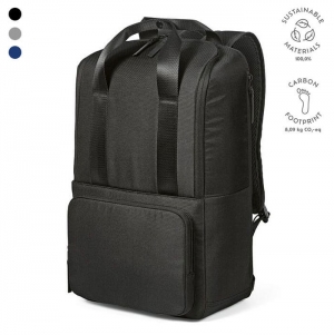 Mochila Bucharest 18L rPET. Bolso frontal. Suporta port�til 15.6'