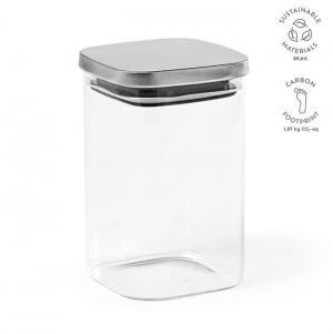 Frasco Delacroix 1200 Vidro Borossilicato 1270ml. Tampa rInox