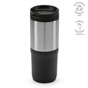 Copo de Viagem Orange rInox 600ml. Isolamento Triplo e Herm�tica